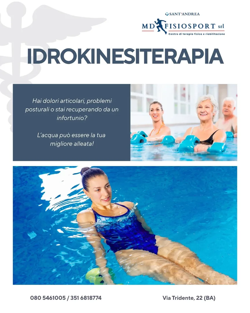 💧 Ritrova il benessere con l’Idrokinesiterapia