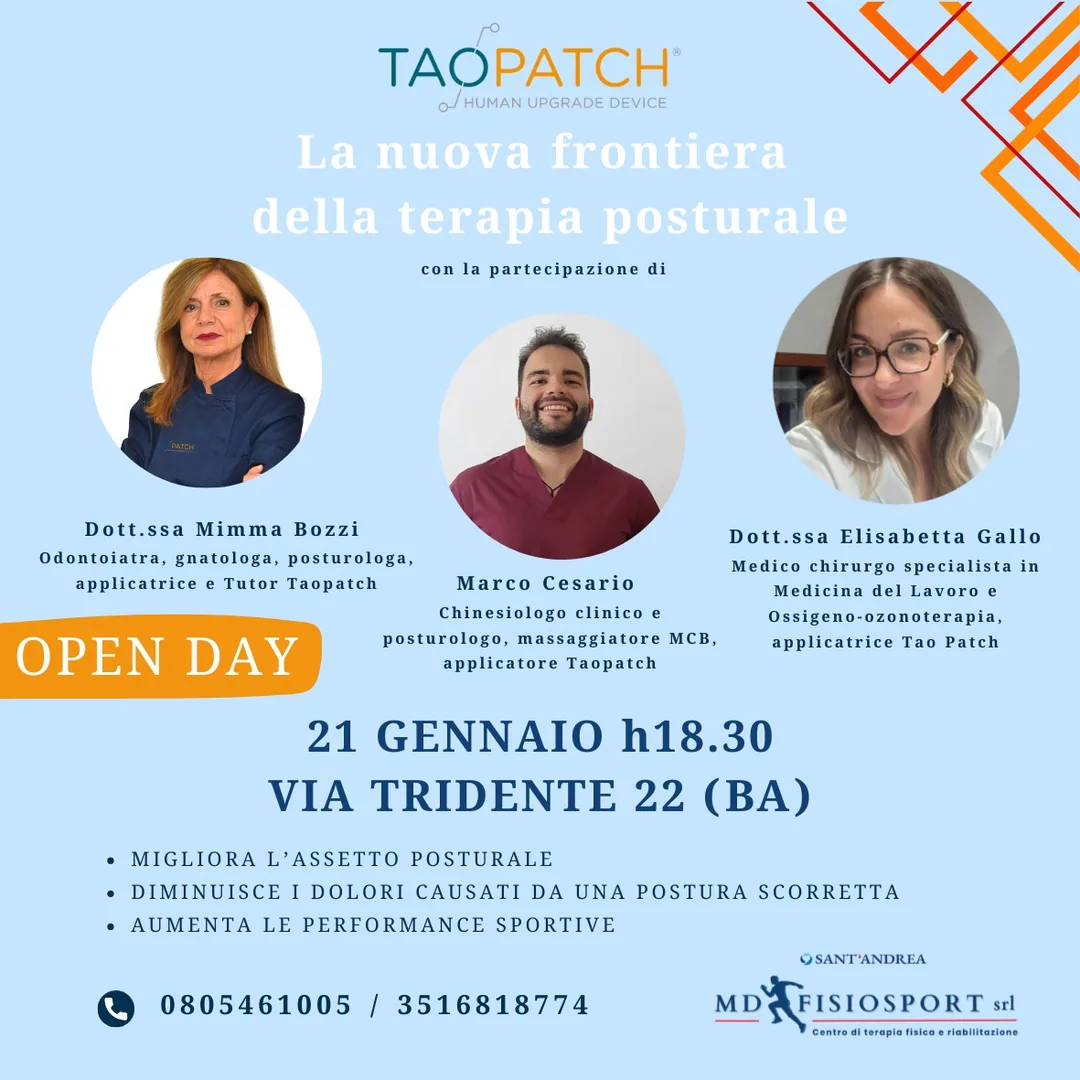 ✨ Open Day – La nuova frontiera della terapia posturale