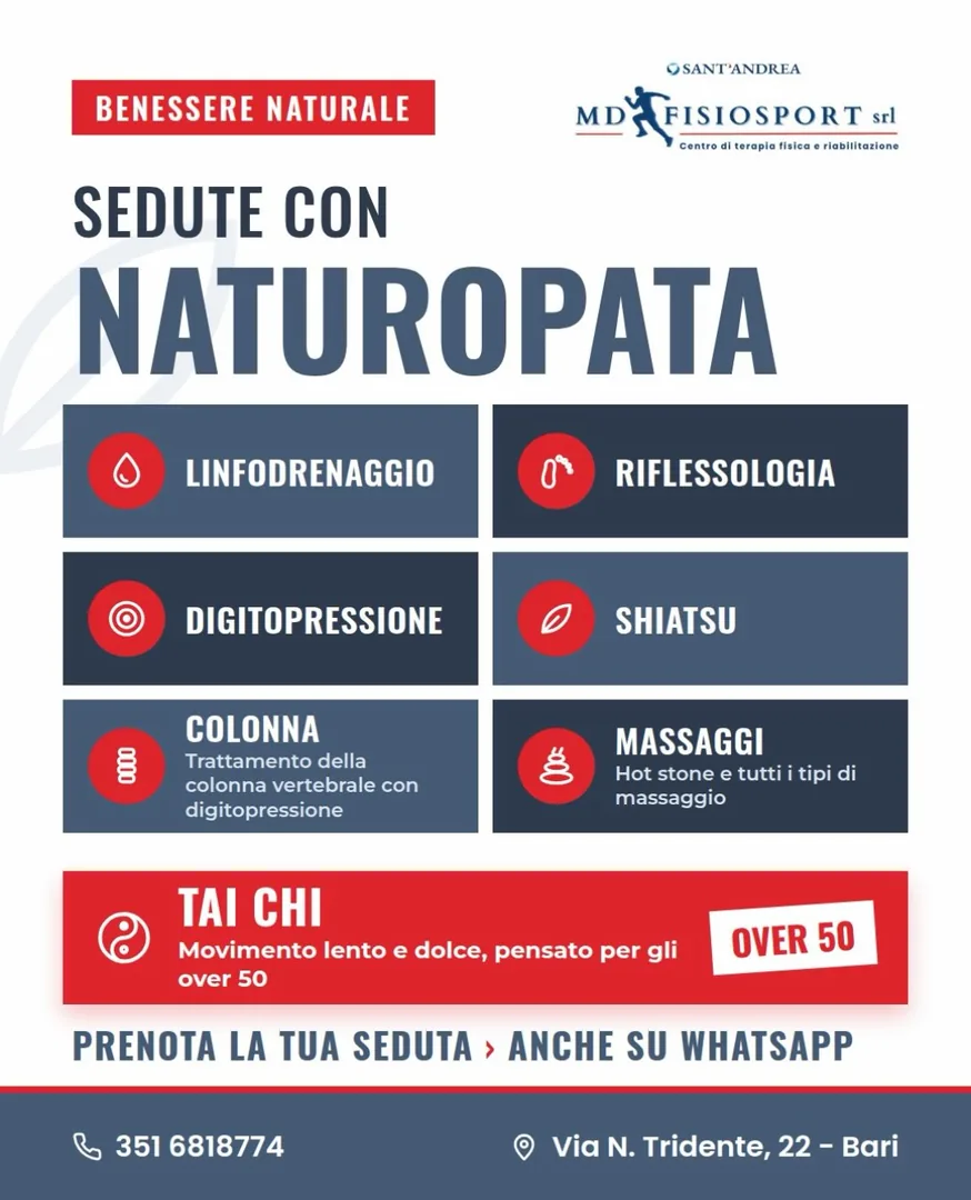 🌿 Nuove energie e benessere profondo: la Naturopatia entra in MD Fisiosport
